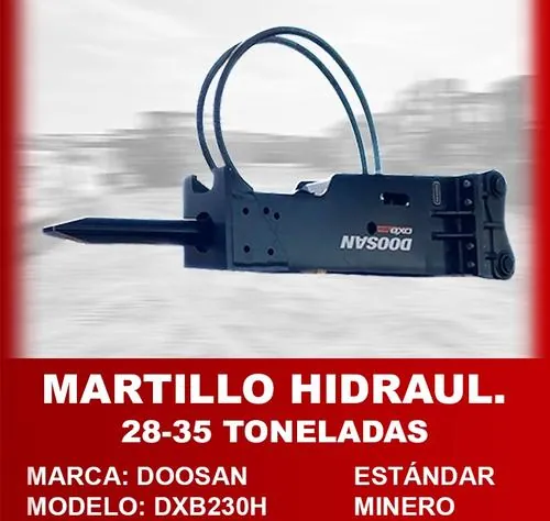 Martillo Hidráulico 28-35 Ton